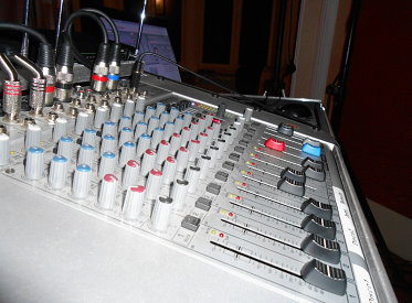 Discothek Blue Night - Mischpultregler