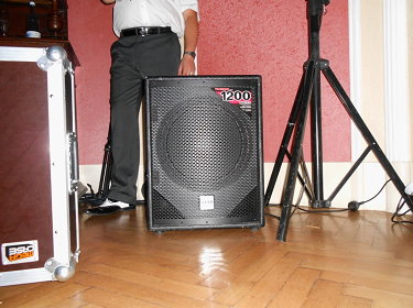 Discothek Blue Night - Power aus der Box